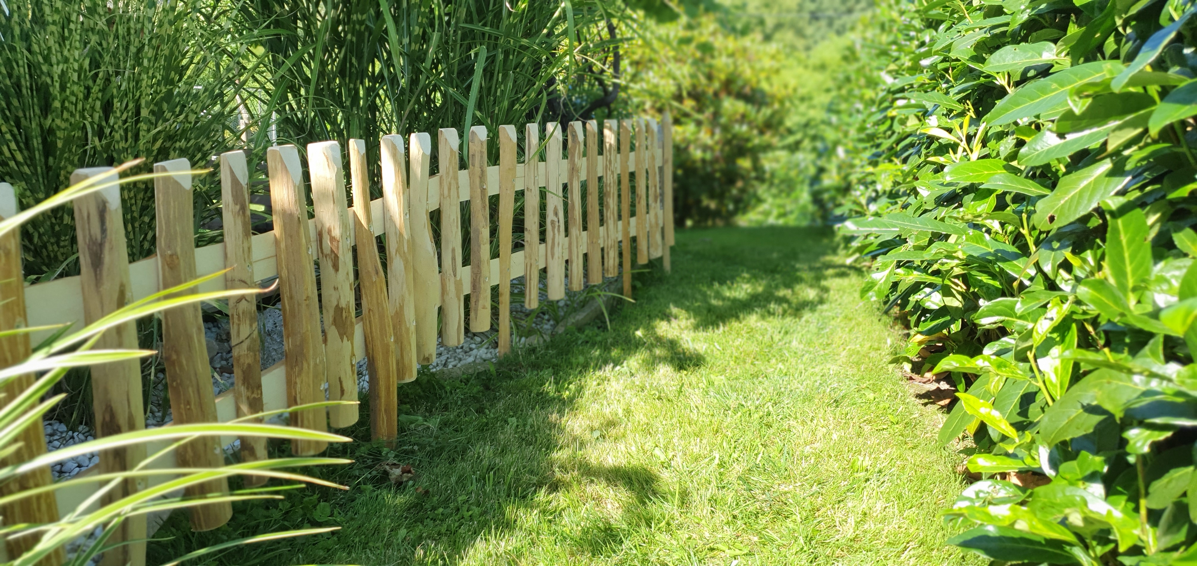 Steckzaun aus Haselnuss 120 cm