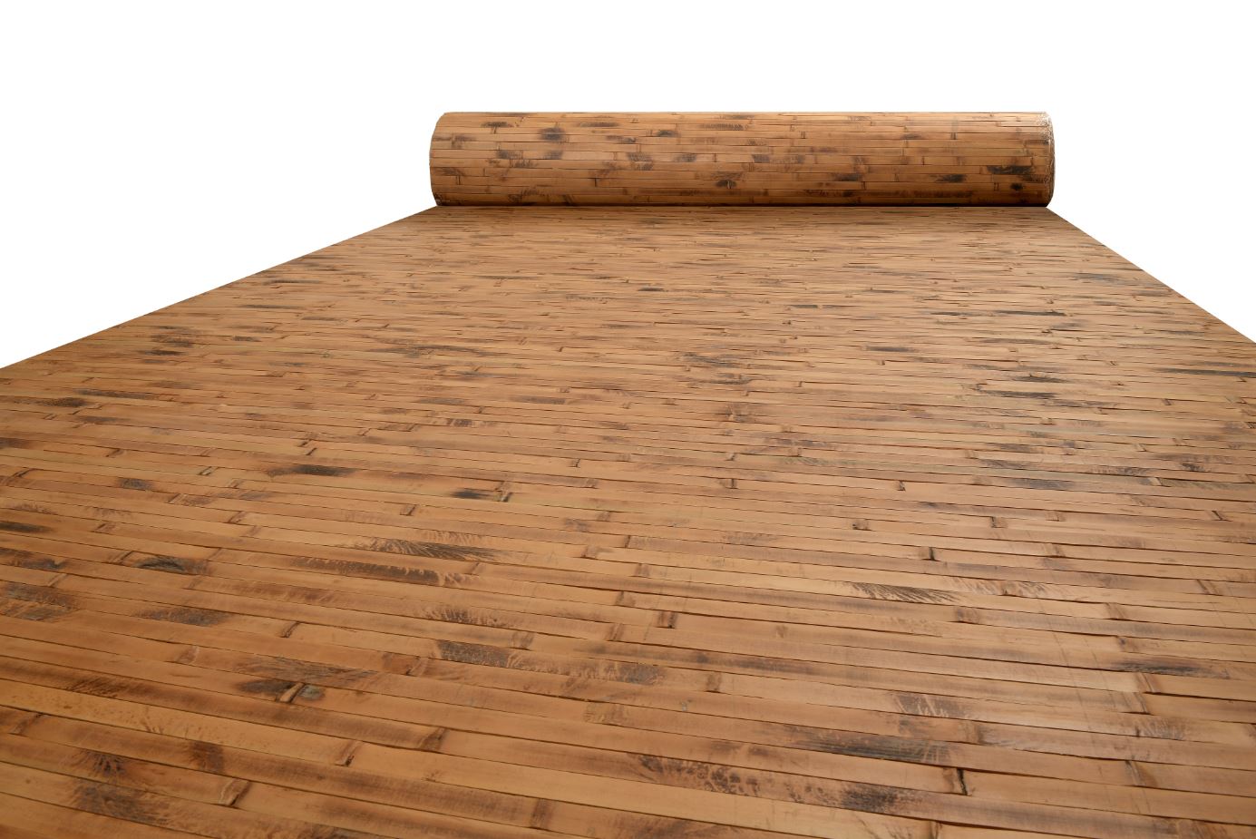 Wanddesign in Naturlook aus Bambus