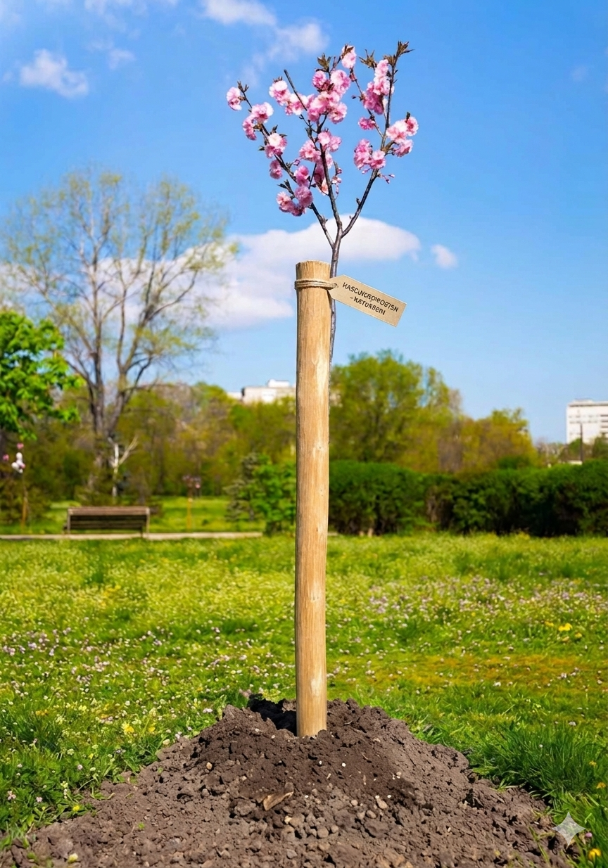 Haselnuss Pflanzpfahl ø 4-5 cm- Robuste Pflanzpfähle für Garten, Zaunbau & Konstruktionen