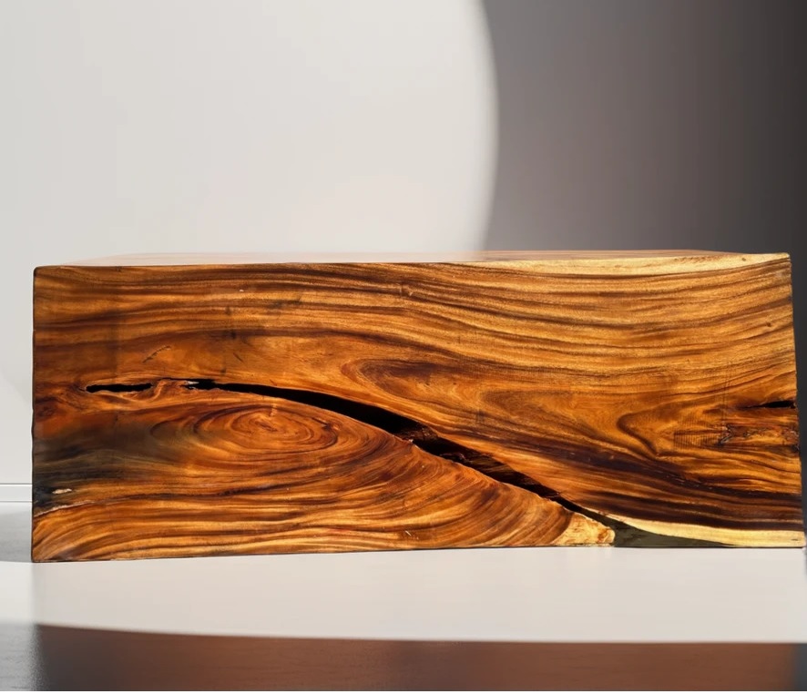 Holzbohlen aus Tropenholz 250 cm