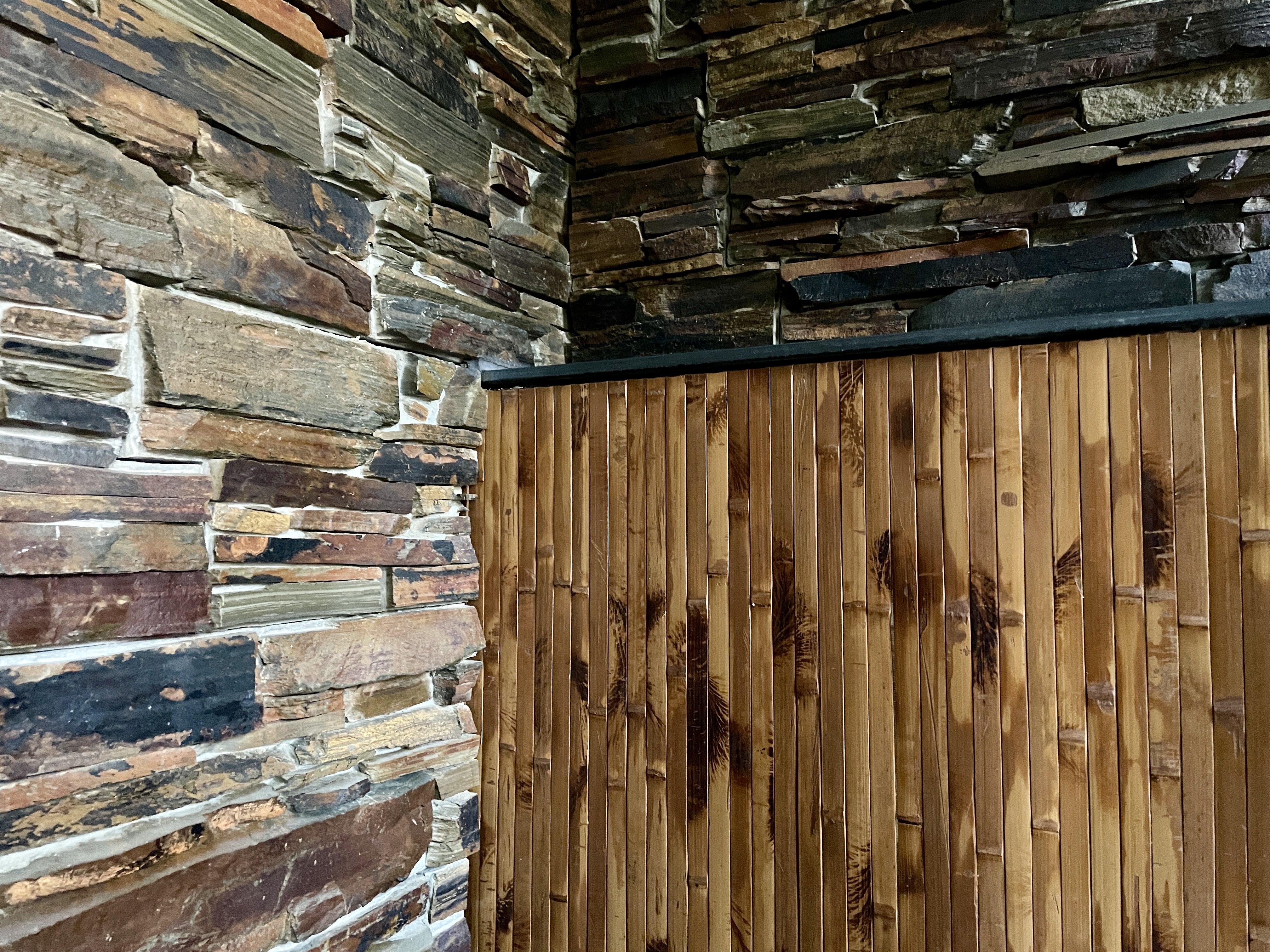 Wandverkleidung Naturbambus