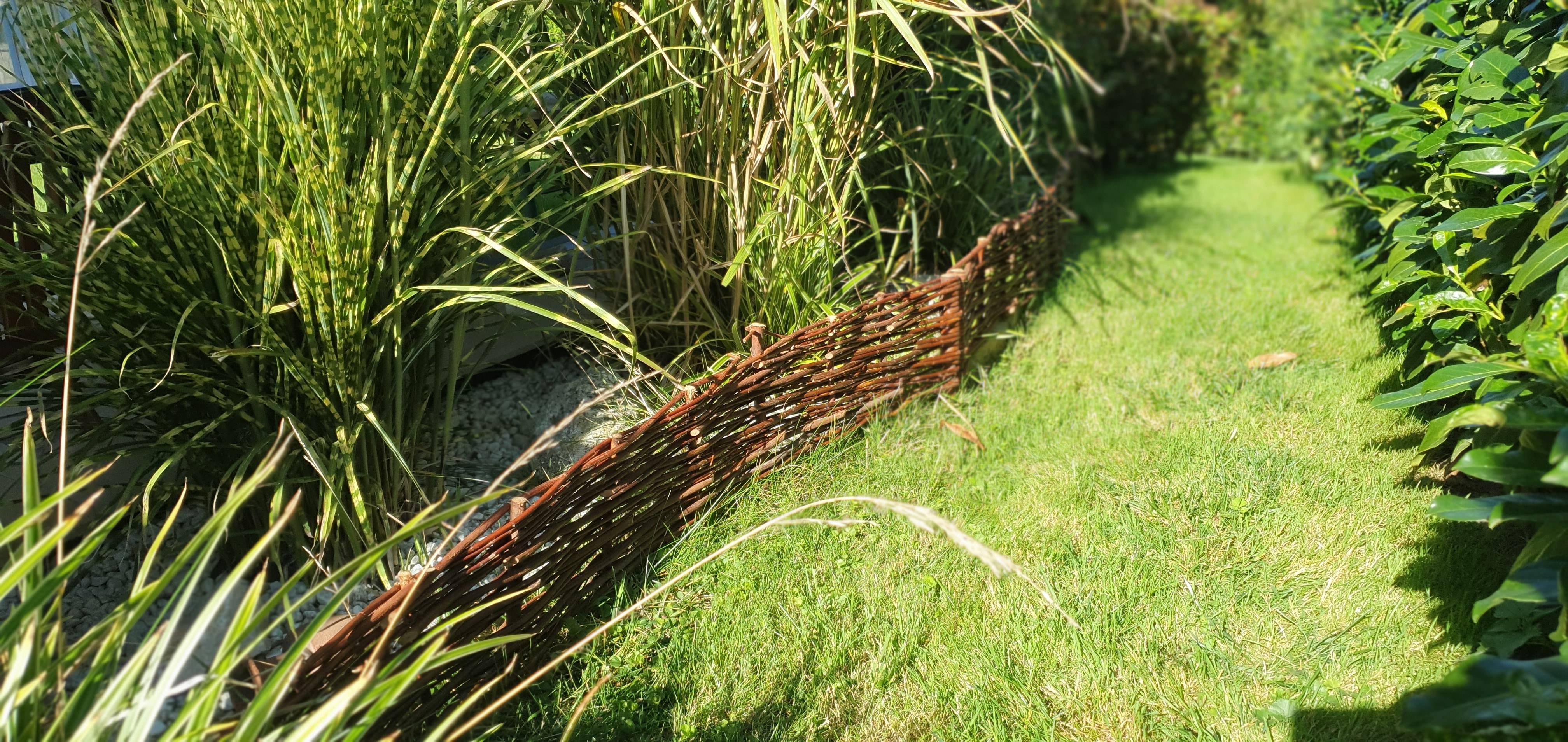 Beeteinfassung Weide 120x20 cm
