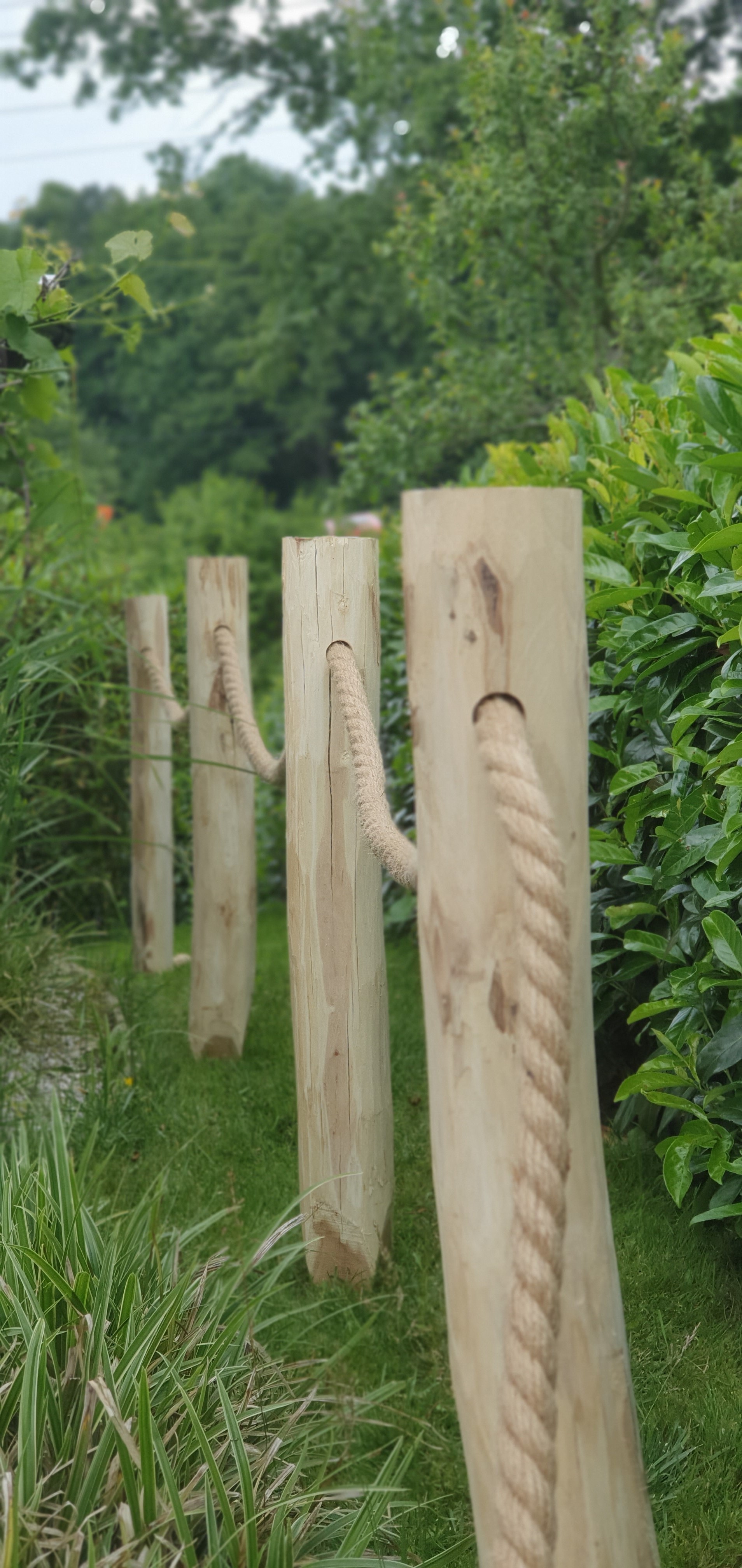 Seilzaun Garten 80 cm