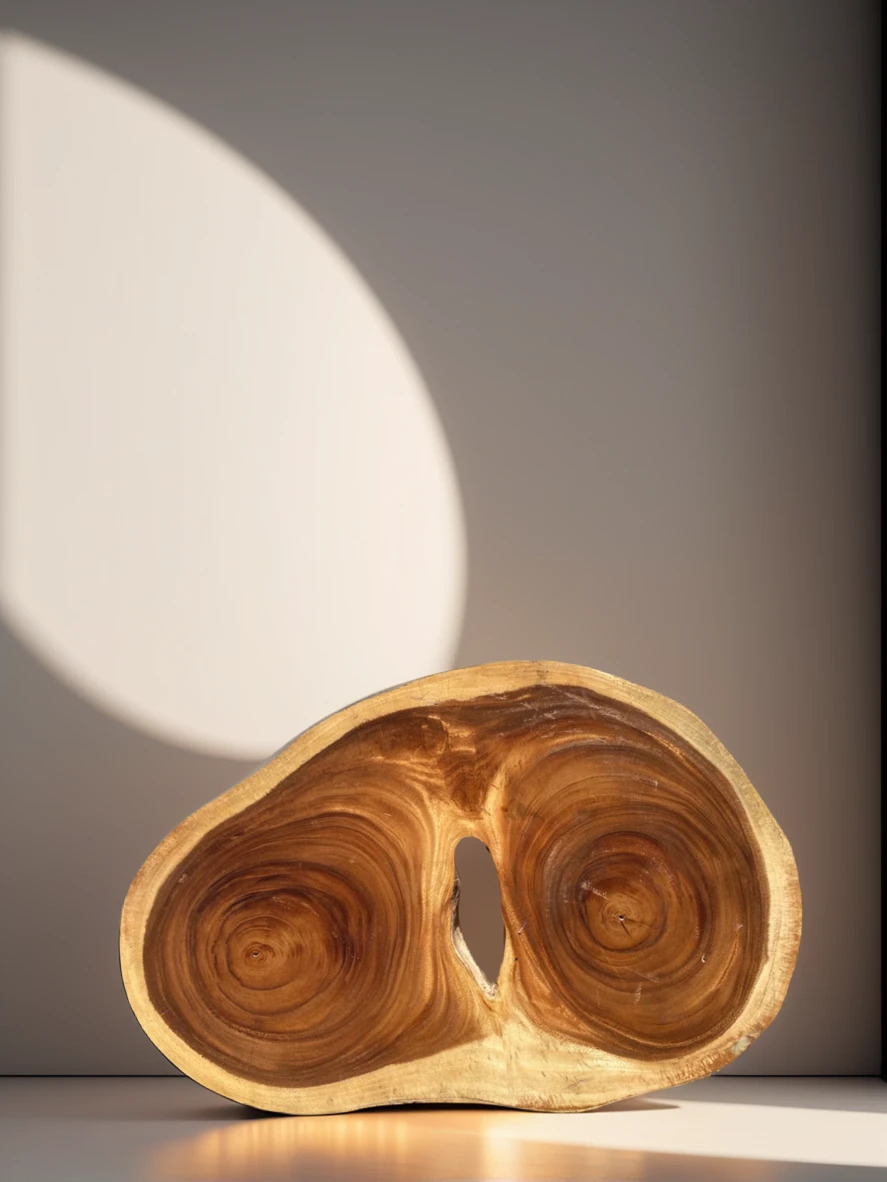 Holzplatte aus Suarholz rund