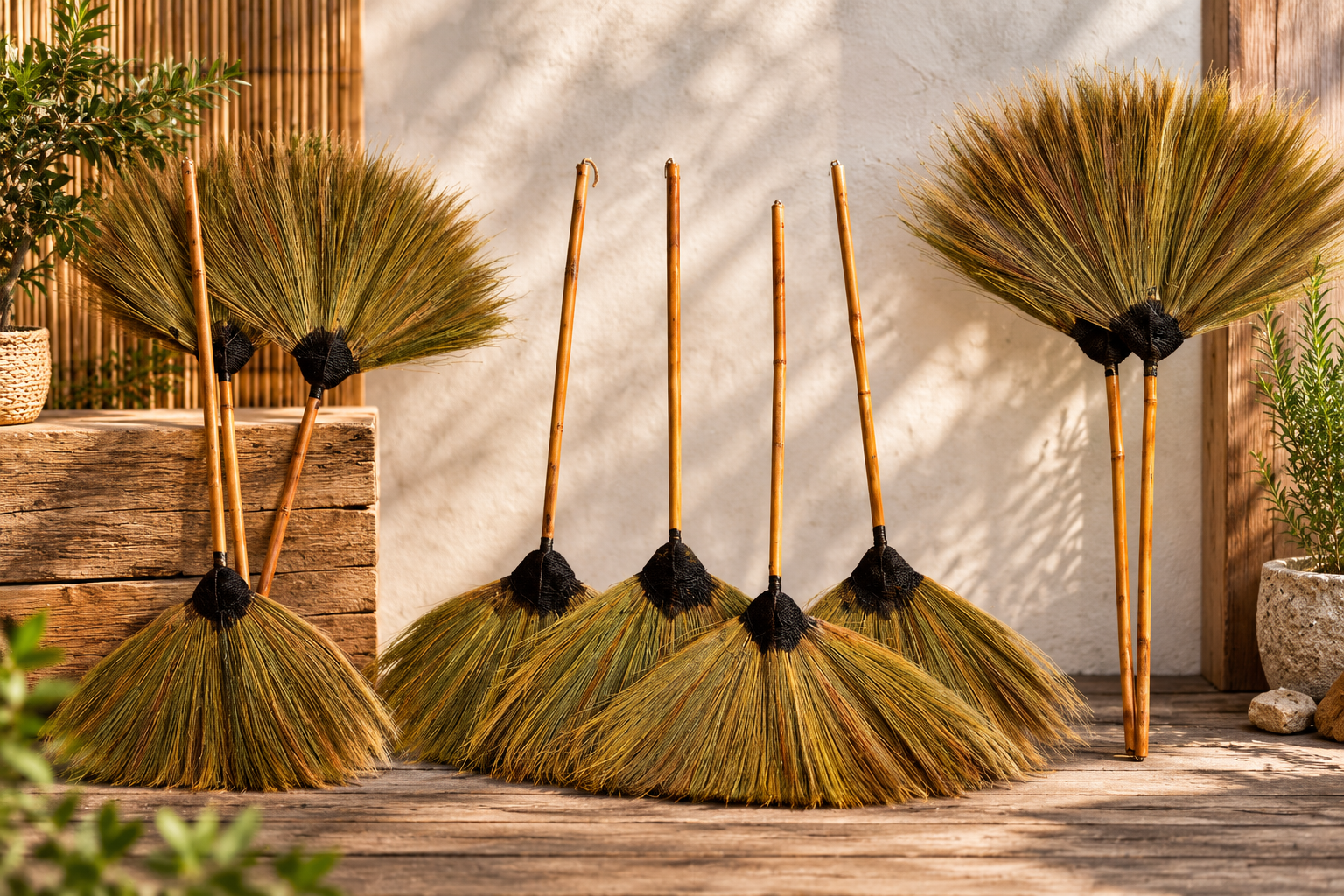Kehrbesen 75x50 cm – Naturbesen ideal für Staub & Haare