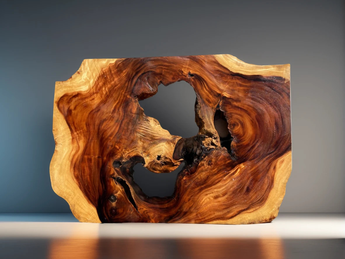 Holzplatte aus Suarholz