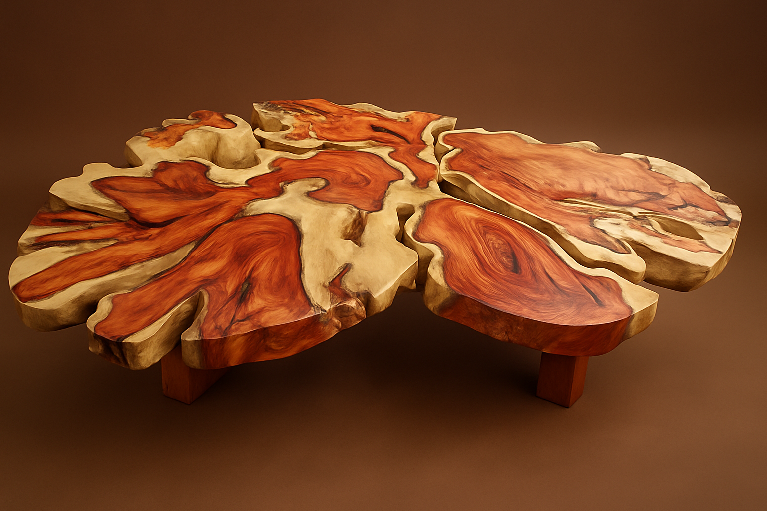 Couchtisch aus Rosenholz Designer Tisch